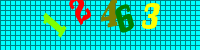 Blue Captcha Image
