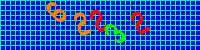 Blue Captcha Image