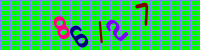 Blue Captcha Image