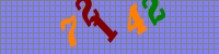 Blue Captcha Image