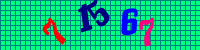 Blue Captcha Image