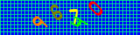 Blue Captcha Image