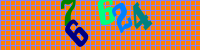Blue Captcha Image