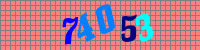 Blue Captcha Image