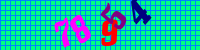 Blue Captcha Image