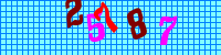 Blue Captcha Image