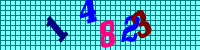 Blue Captcha Image