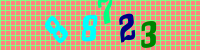 Blue Captcha Image
