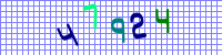 Blue Captcha Image