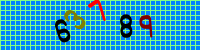 Blue Captcha Image