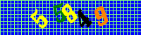 Blue Captcha Image
