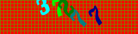 Blue Captcha Image