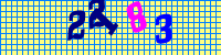 Blue Captcha Image