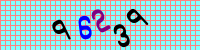 Blue Captcha Image