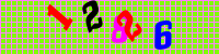 Blue Captcha Image