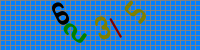 Blue Captcha Image