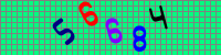 Blue Captcha Image
